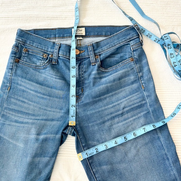 J. Crew Toothpick Medium Rise Raw Hem - Picture 10 of 12